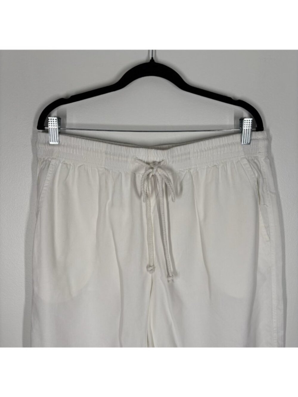 Free People Women M White Beach Casual Saylor Poplin Pull-On Bermuda Shorts NWOT - Picture 6 of 12